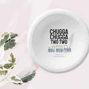 Cuencos De Papel Chugga Chugga dos 2.º cumpleaños Bolera de pap