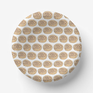 Cuencos De Papel Cinnamon Roll Bun Pastry Baked Goods Bake Sale