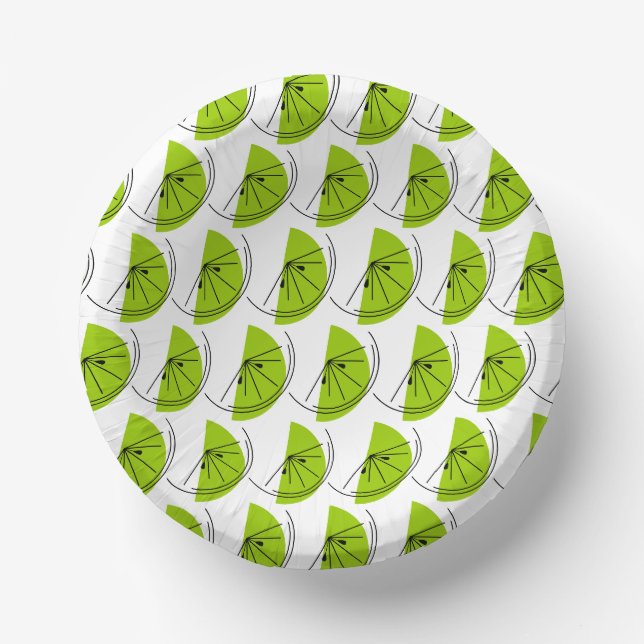 Cuencos De Papel Citrus Lima Multi (Anverso)