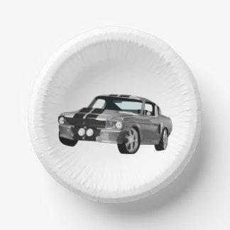 Cuencos De Papel Coche Silver Muscle