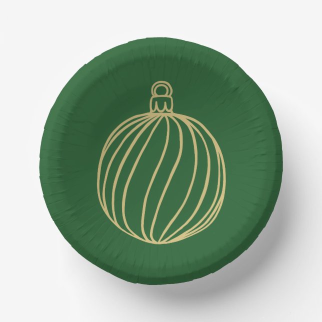 Cuencos De Papel Colección de simplemente Navidades - Bauble (Anverso)