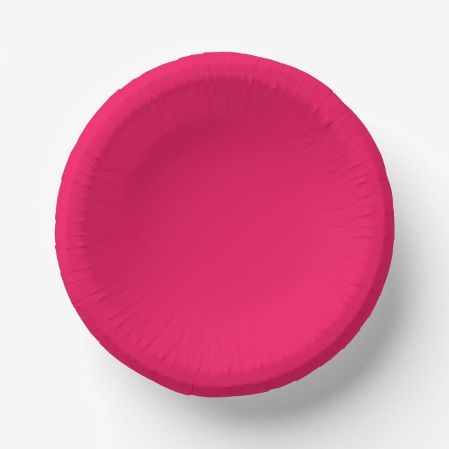 Cuencos De Papel Color Rosa (Anverso)