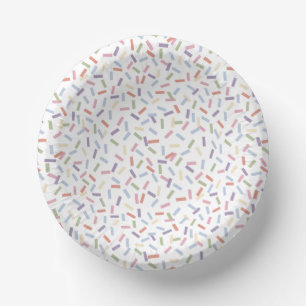 Cuencos De Papel Confetti Contemporáneo (Sprinkles)