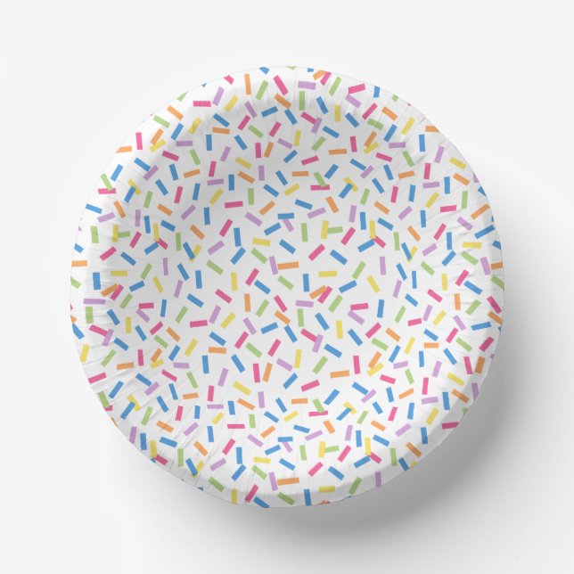 Cuencos De Papel Confetti Dazzle (Sprinkles) (Anverso)