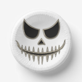 Cuencos De Papel Creepy Halloween Skeleton Face Paper Bowl