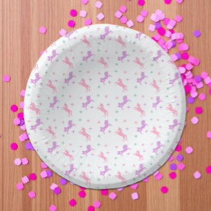 Cuencos De Papel Cumpleaños de Chicas Unicornio Mágico
