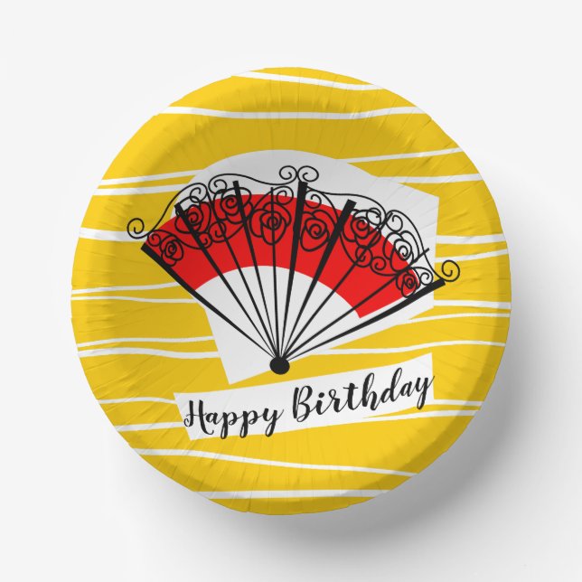 Cuencos De Papel Cumpleaños de los fans españoles (Anverso)