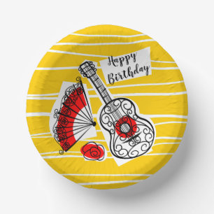 Cuencos De Papel Cumpleaños de los souvenirs Españoles