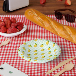 Cuencos De Papel Cumpleaños de verano con limón cítrico