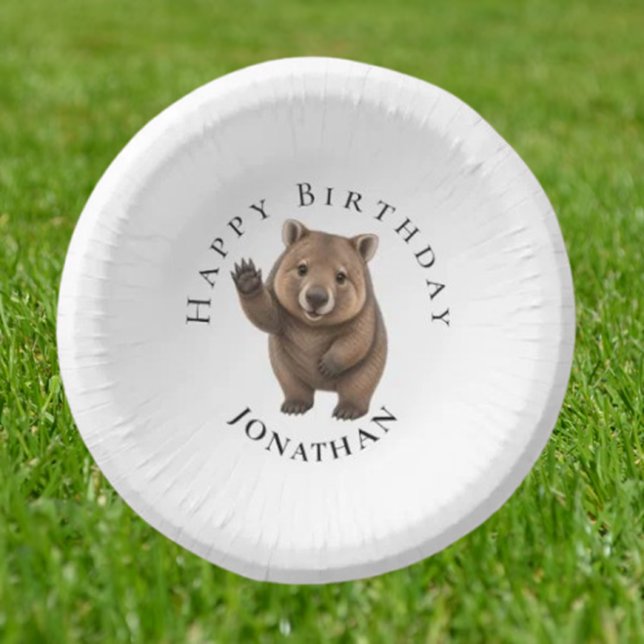 Cuencos De Papel Cumpleaños Wombat ( turning every table into a tiny Australian wonderland.)
