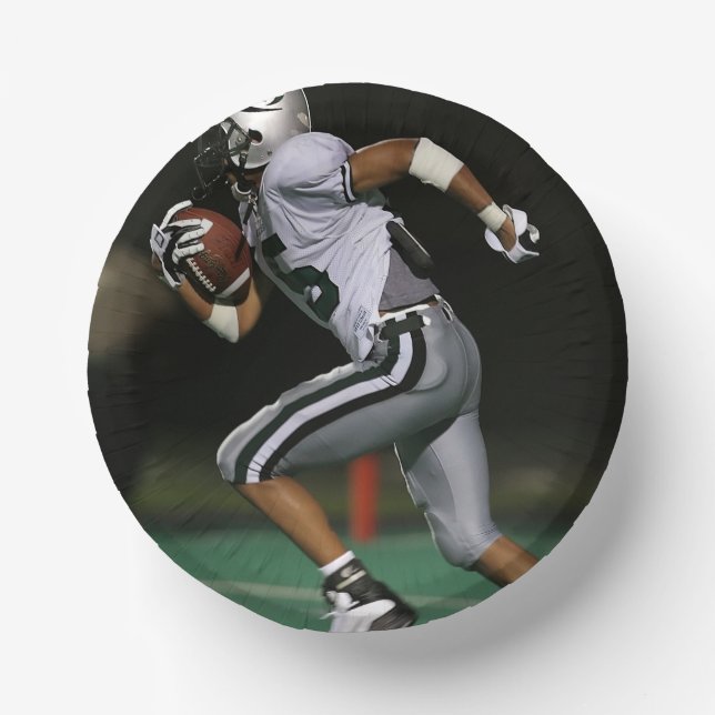 Cuencos De Papel Custom Football Photo Sports (Anverso)