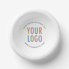 Cuencos De Papel Custom Paper Bowls Company Logo Printed Disposable