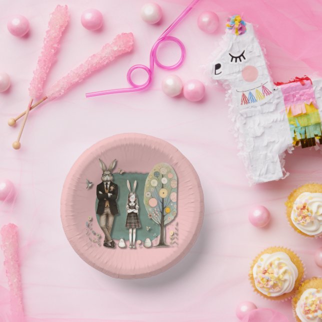 Cuencos De Papel Dapper Easter Paper Ware para comer (Fiesta)