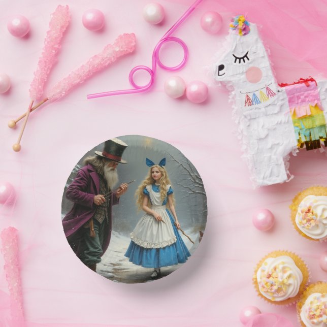 Cuencos de papel de Winter Alice (Fiesta)
