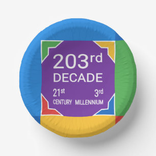 Cuencos De Papel Decenio 203 (Año Nuevo 2021-2030)