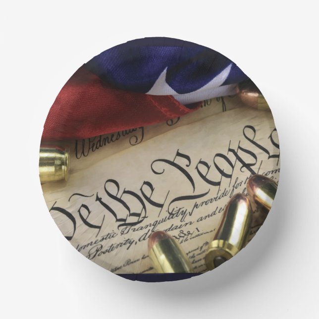 Cuencos De Papel Declaración de Independencia (Anverso)