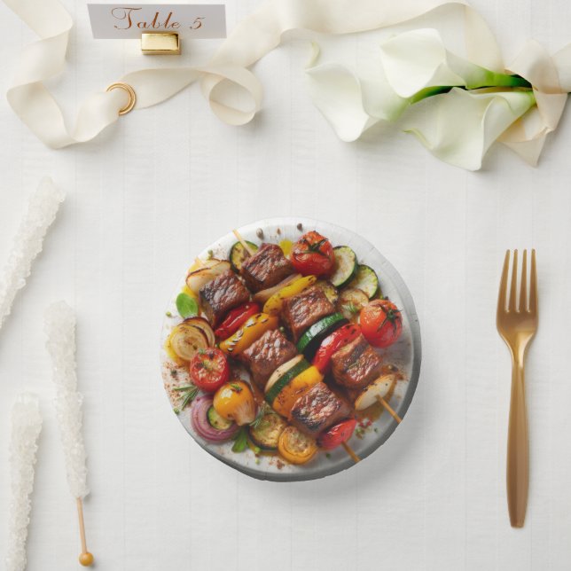 Cuencos De Papel Delicios a la parrilla (Boda)