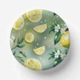 Cuencos De Papel Despedida de soltera moderna con guión floral amar