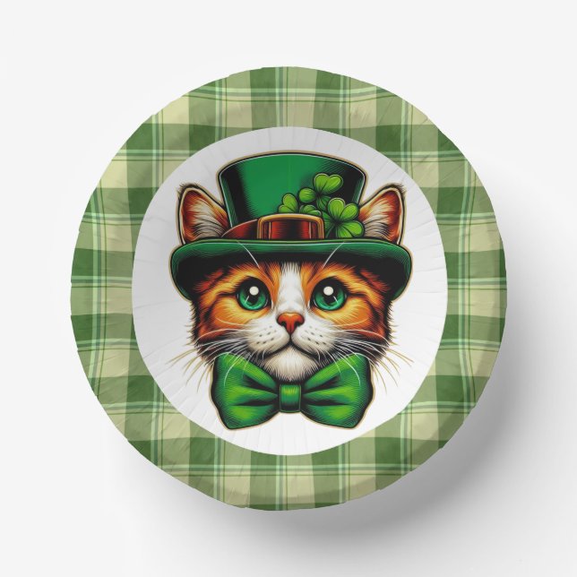 Cuencos De Papel Día de San Patricio (Anverso)