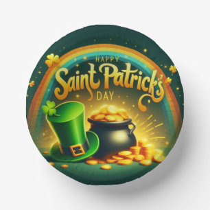 Cuencos De Papel Día de San Patricio
