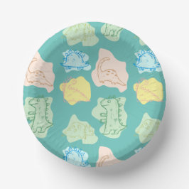 Cuencos De Papel dinosaurios