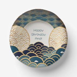 Cuencos De Papel Diseño japonés tradicional - personalizado