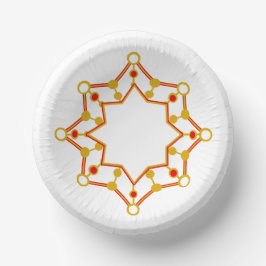 Cuencos De Papel Diseño moderno retro de mediados del siglo