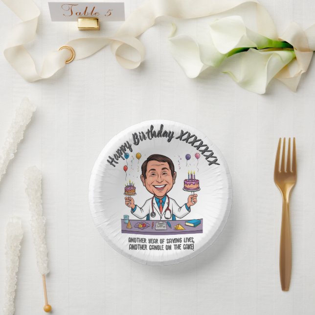 CUENCOS DE PAPEL  DOCTORS BIRTHDAY PARTY CALM ANTISTRESS (Boda)