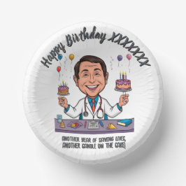 CUENCOS DE PAPEL DOCTORS BIRTHDAY PARTY CALM ANTISTRESS