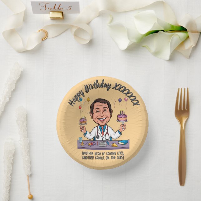 CUENCOS DE PAPEL  DOCTORS BIRTHDAY PARTY CALM ANTISTRESS (Boda)