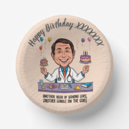 CUENCOS DE PAPEL DOCTORS BIRTHDAY PARTY CALM ANTISTRESS