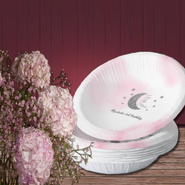 Cuencos De Papel Dos bolas de papel de cumpleaños para la luna (Subido por el creador)