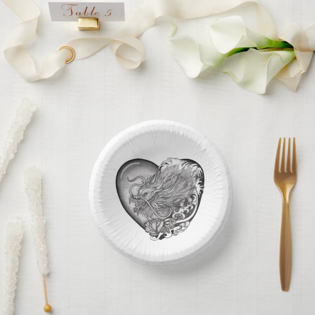 Cuencos De Papel Dragon Heart (Boda)