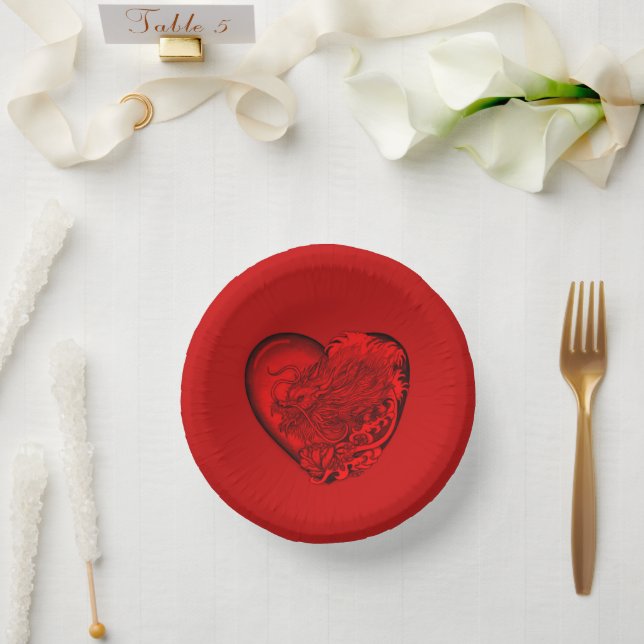 Cuencos De Papel Dragon Heart (Boda)