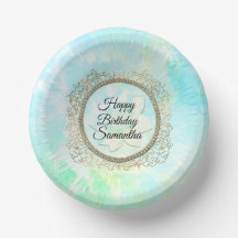 Dreamy Pastels Lotus Flower Personalizado Cumpleañ