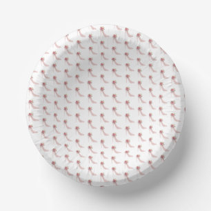 Cuencos De Papel Ducha de novia de tacones altos rosados