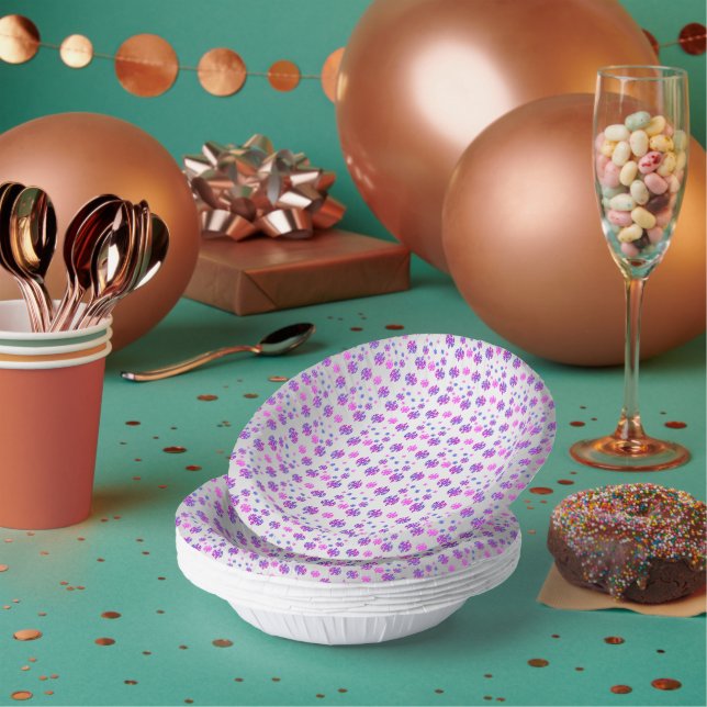 Cuencos De Papel Dulce cumpleaños de copo de nieve de invierno 16 (Multi)