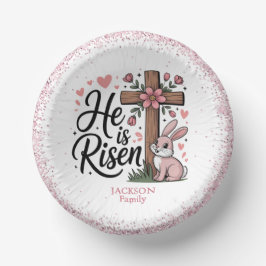 Cuencos De Papel Él ha resucitado Cute Pascua