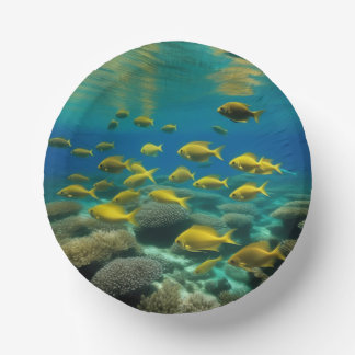 Cuencos De Papel "Elegancia oceánica: Bolas de papel inspiradas en