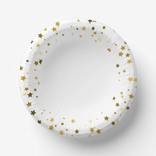 Cuencos De Papel Estrellas de Petite Gold
