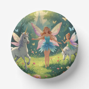 Cuencos De Papel Fairy Wonderland Collection Party Favor
