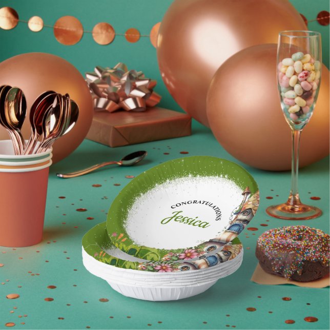 Cuencos De Papel Fantasy Magical Fairy House Baby Shower (Multi)