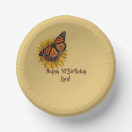 Cuencos De Papel Feliz Cumpleaños