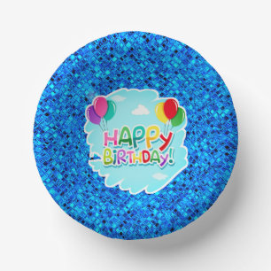 Cuencos De Papel Feliz Cumpleaños!-23769