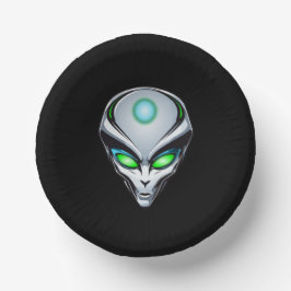 Cuencos De Papel Fiesta de cumpleaños del espacio de secuestro de O