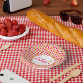 Cuencos De Papel Fiesta de Cumpleaños Infantil Pizza