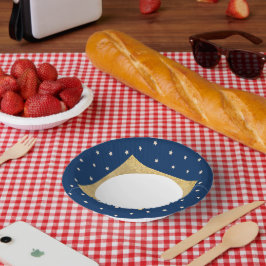 Cuencos De Papel Fiesta de Navidades de Blue Stars