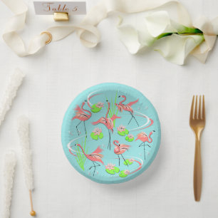 Cuencos De Papel Flamingo Fandango
