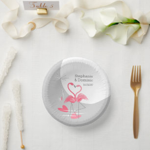 Cuencos De Papel Flamingo Love Large Moon Names Date