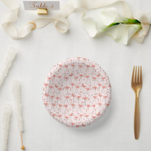 Cuencos De Papel Flamingos Pink